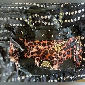 RARE, VINTAGE Juicy Couture Daydreamer Leopard Purse